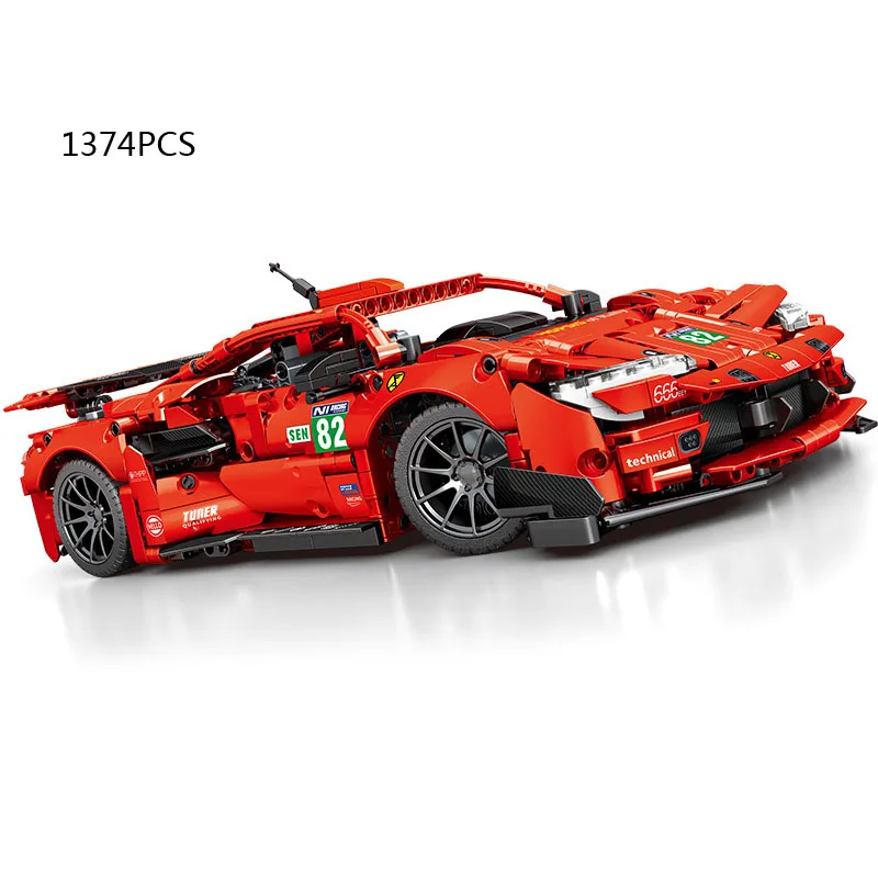 

Technical Supercar Build Block 1:14 Scale Essenza Scv12 Super Sport Car Model Radio 2.4ghz Remote Control Vehicle Brick RC Toy