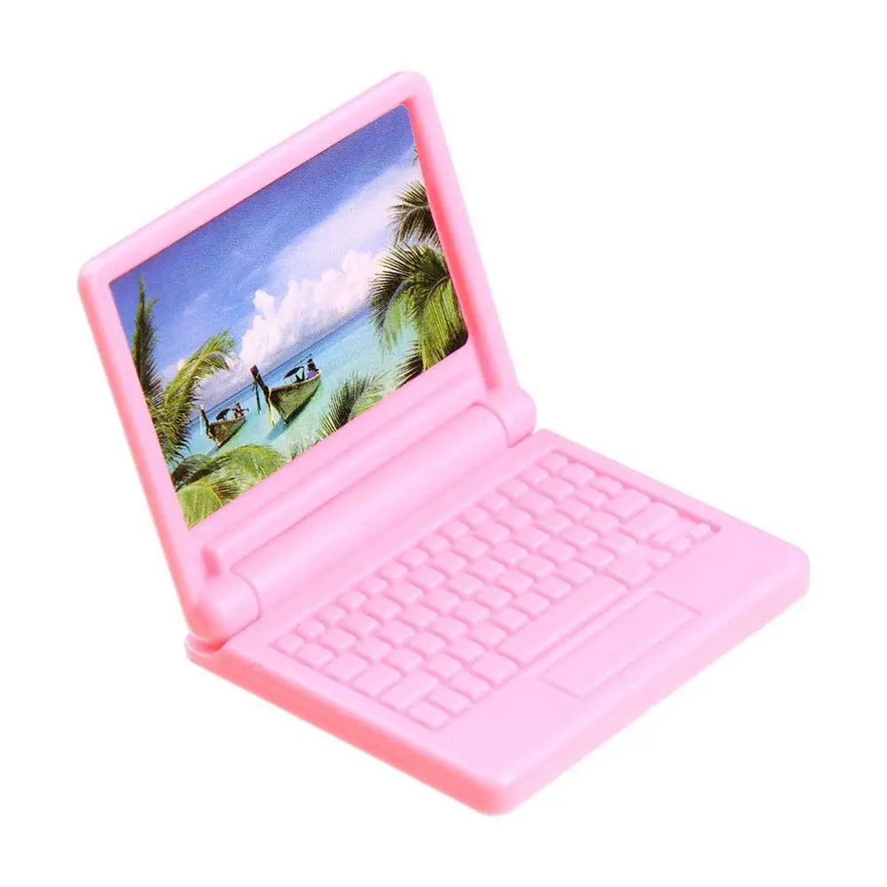 

Computer Miniature Dollhouse Decor Doll House Dollhouse Furniture Dollhouse Miniature Dollhouse Computer Simulation Laptop