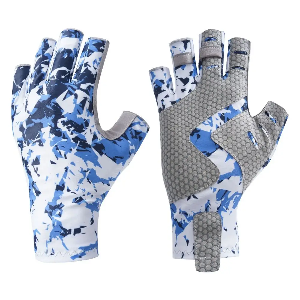 

Sun Protection Half Finger Fishing Gloves Fingerless Summer Sunscreen Fingerless Fishing Gloves Half-finger Anti-Slip