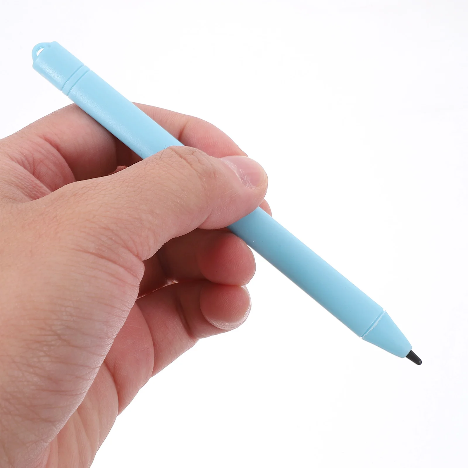 

1 Set Lcd Drawing Board Pen For Kids Smooth Writing Comfortable Grip Reusable Plastic Pens Rounded Edges Durable Learning Tool