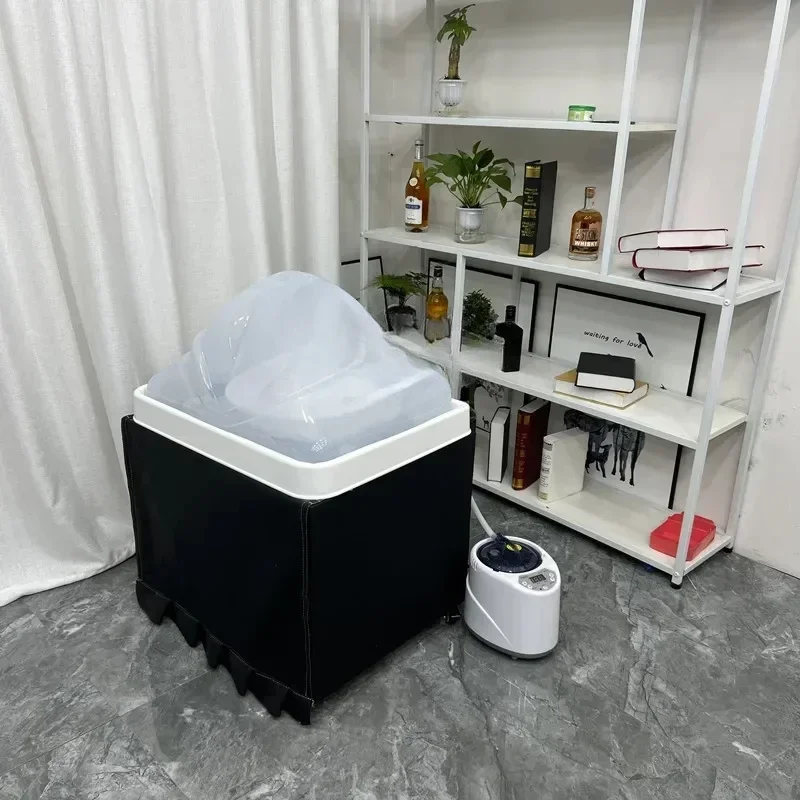 Hydraulic Single Mobile Barber Shop Flushing Shampoo Fumigation Intelligent Constant Temperature Chaise Water Circulation 3