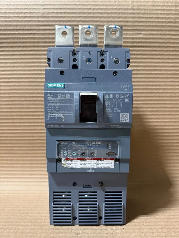 3VA6460-5HN31-0AA0 MCCB 600A 3P 35kA Breaking PV Solar Cabinet Safeguard