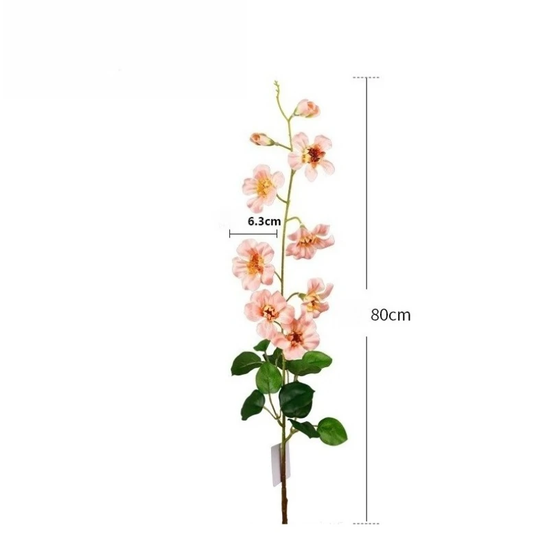10 Stück Künstliche Blumen aus Seide, Hängende Trompetenblumen, Wohnzimmerdekoration, Kunstblumen, Simulierte Trompetenblumen-Zweige – Detail 4