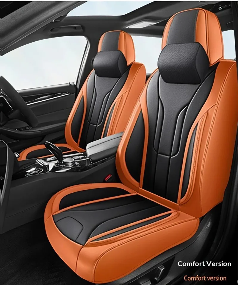 Soft and Premium Car Seat Covers None-Slip Complete Auto Cushion Covers for Full Set Universal Fit