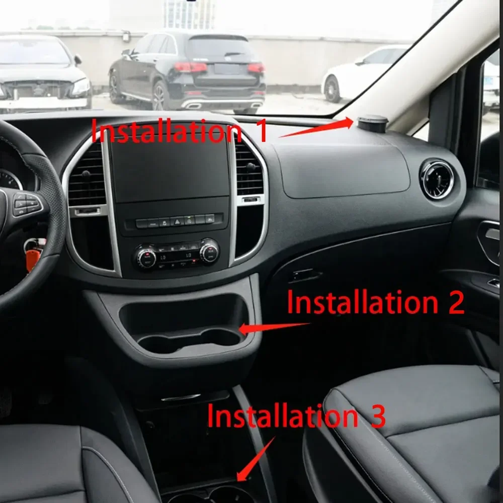A4478100030 Car Storage Torage Cupholder Pot Ashtray Coin Holder For Mercedes Benz Vito V/C/E Class W447 W907 W910 2015-2023
