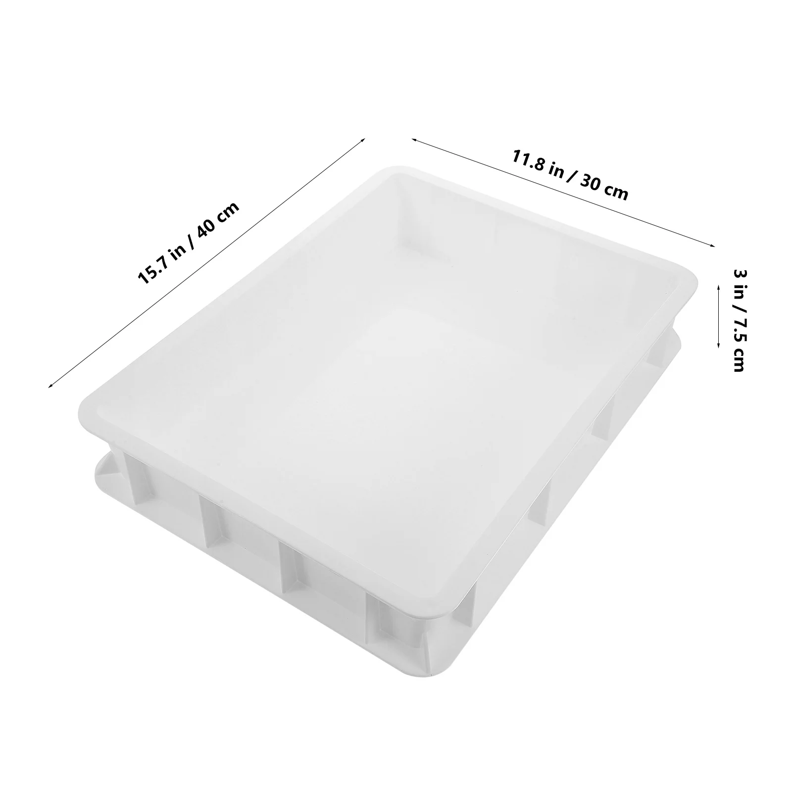 Pizza Dough Proofing Box Stackable Commercial Grade Tray for Home and Bakery Dough Fermentation Container Plastic Pizza Box