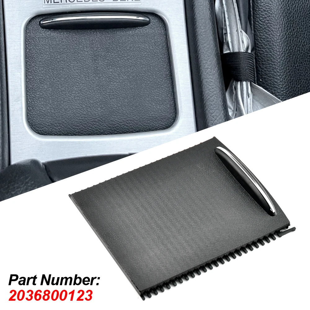 

For Mercedes Benz C-Class W203 2000-07 Car Center Console Sliding Shutters Cup Holder Roller Blind Cover Car-Styling 2036800123