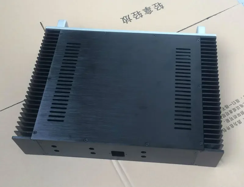 BZ4309 Aluminum power amplifier chassis Class A AMP box two heatsink With handle 430mm*90mm*308mm