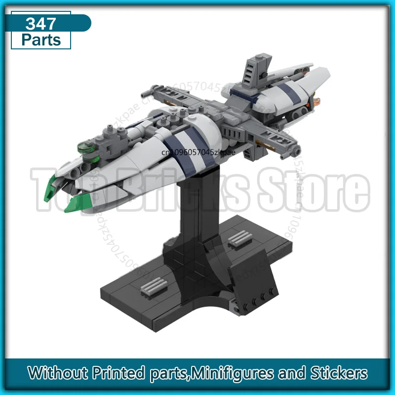 

Space Movie Frigate MOC Building Blocks Munificent-Class Starfighter Bricks Model DIY Assembly Creative Display Toy Gifts 347PCS