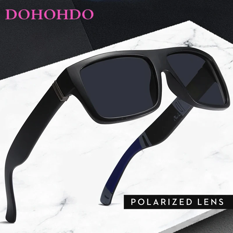 

Trendy Outdoor Sports Square Polarized Anti-glare Women Sunglasses Brand Designer Men Classic Driving Fishing Goggles Очки UV400