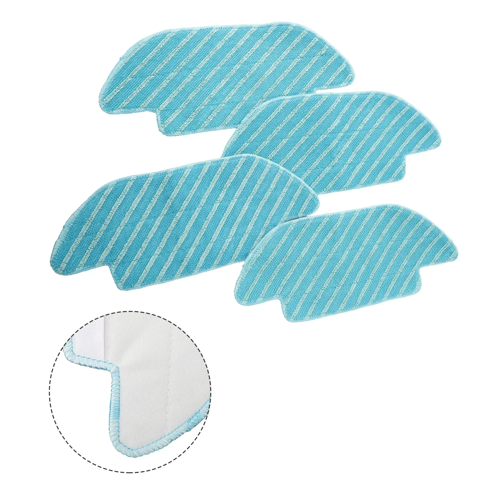 Vacuum Cleaner Cleaning Cloth Convenient For Conga 7290 Eternal Microfiber Mop Pads Removable Replacement Spare Parts