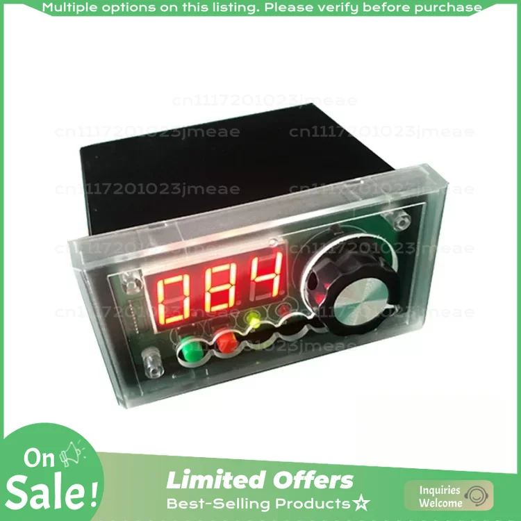 SX02P Digital Potentiometer with Percentage Display Panel Mount Variable Frequency Drive Speed Control Knob PLC Replacement