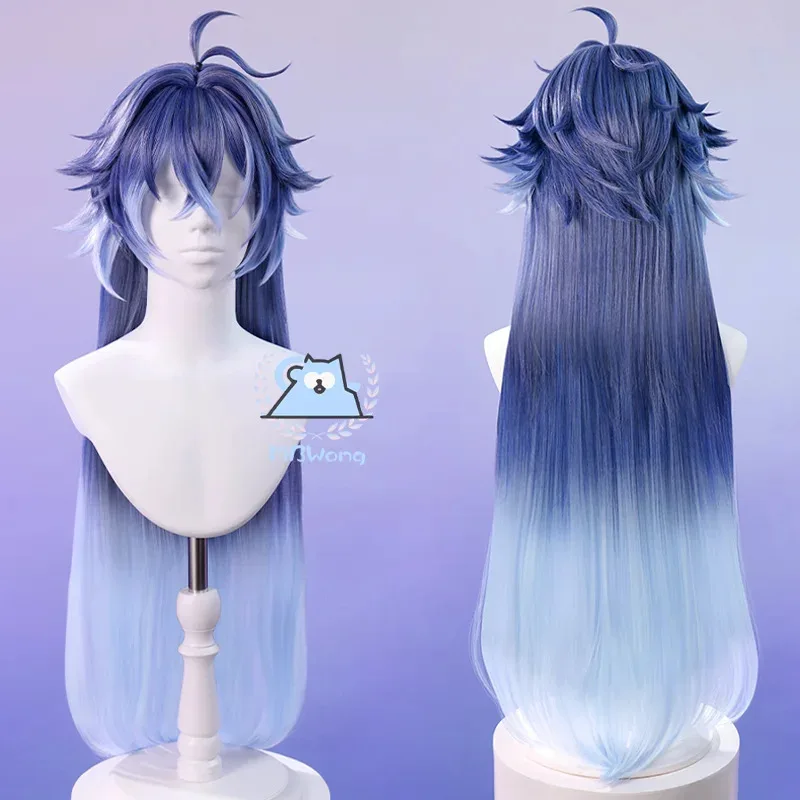 Peluca de Cosplay CyGenshin Impact Flins, peluca de Cosplay de Kyryll Chudomirovich Flins, pelo largo para fiesta de Todos los Santos, juego para adultos, mujeres y hombres Pro