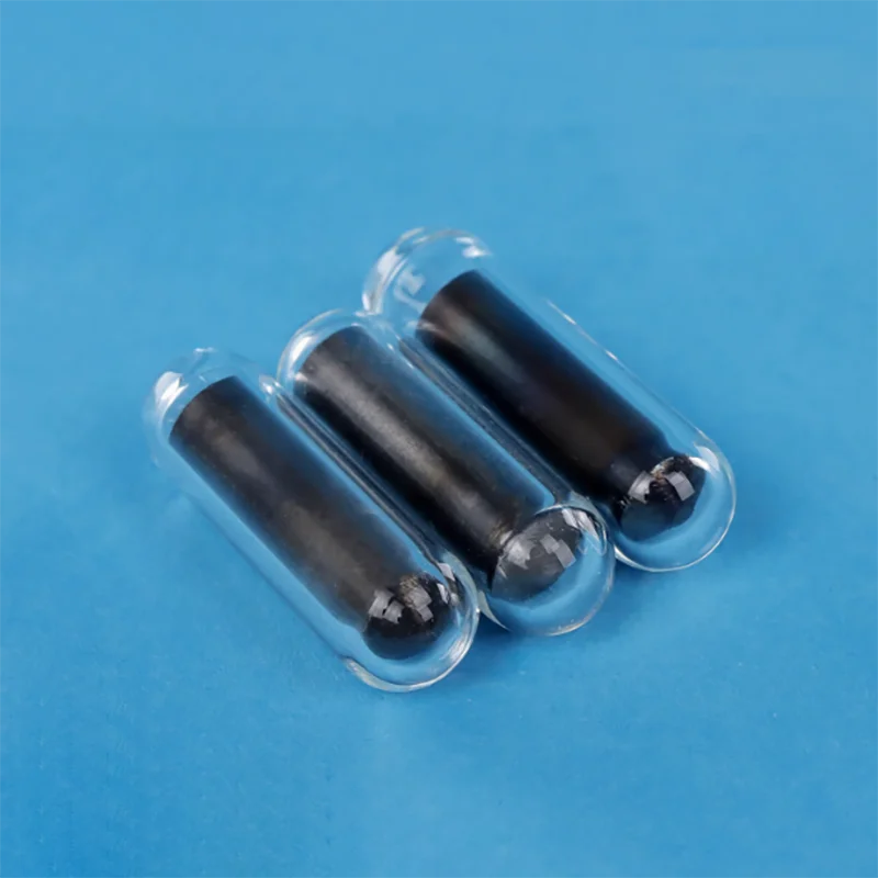 

5 /PK Glass Magneton High Borosilicate Glass Shell Magnetic Stirrer Bars 9*28 mm Lab Spin Spinner Stirrer Rotor Cylinder Shape