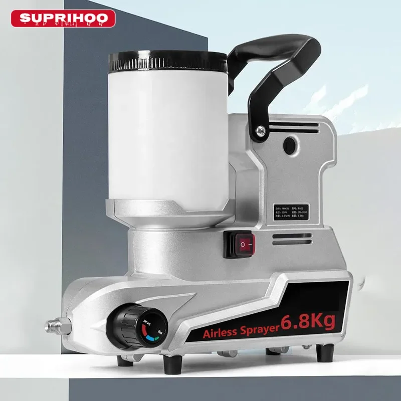 Imagem -03 - Suprihoo-portátil Pequena Airless Spray Machine 2l 68 kg Novo