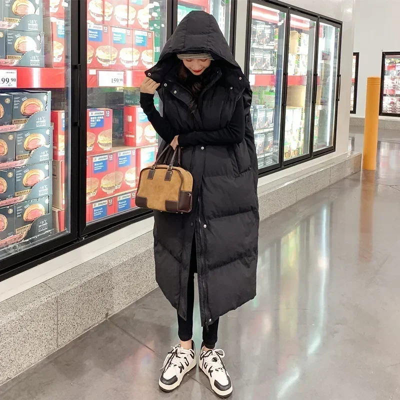 سترات نسائية سترات باركاس بدون أكمام مع قلنسوة وياقة واقفة وسحاب سادة مغطى بجيوب وأزرار معاطف ملابس خارجية عالية الشارع وحزام #5