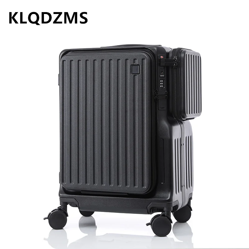 KLQDZMS borsa da viaggio per bagagli apertura anteriore custodia per Laptop custodia per Trolley multifunzionale in ABS valigia con cerniera da 20