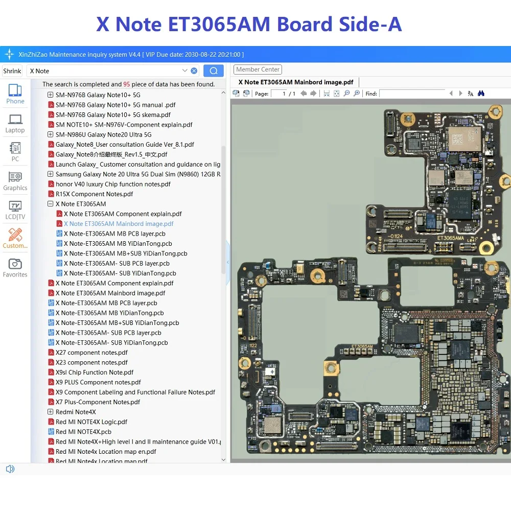 MasterXu XZZ XZM XinZhiZao Online Dongle Account VIP Code For Samsung Huawei OPPO Xiaomi Schematic Boardview Bitmap