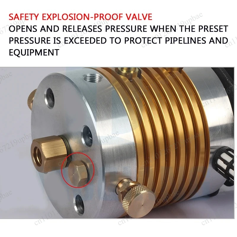 Single‑Cylinder 30MPa High Pressure Air Pump Head Universal Explosion‑Proof Pump Replacement Head