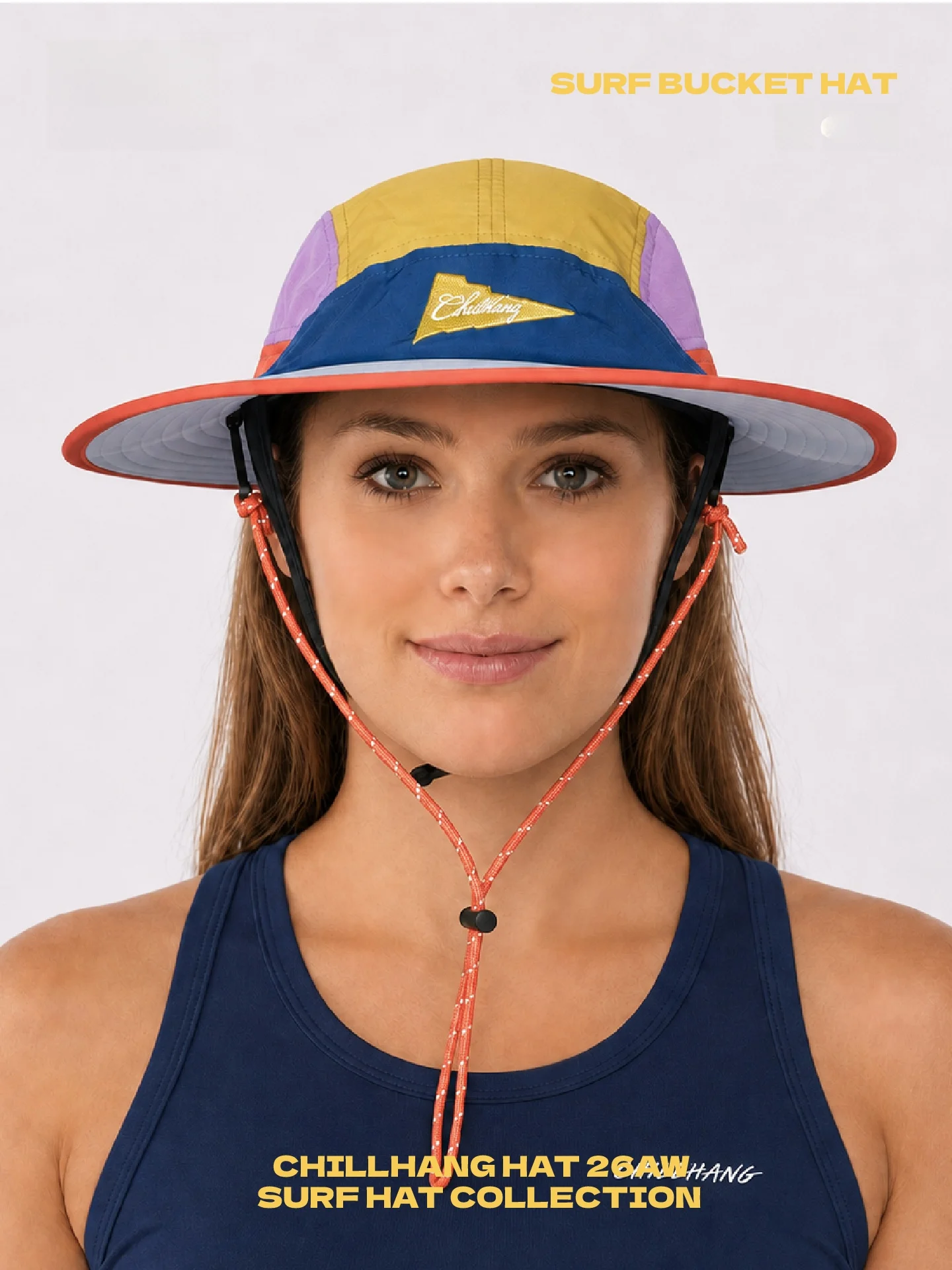 casquette-de-peche-d'exterieur-dopamine-color-block-protection-solaire-estivale-chapeau-de-surf-anti-chute-sportif-a-large-bord-en-maille-de-nylon-respirante