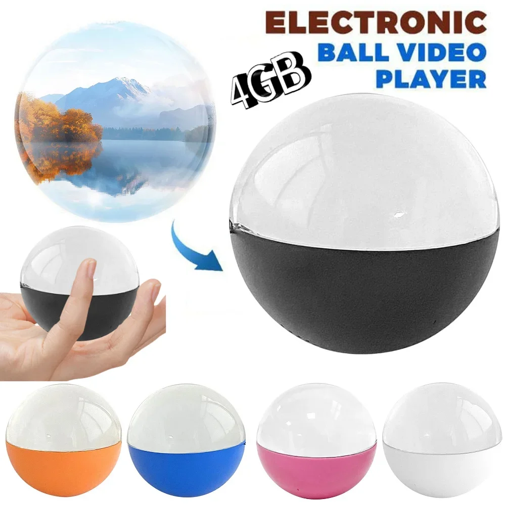 

2.7In Ultrasound Crystal Ball Video Player WIFI 3D Memory Orb Rechargeable Spherical Video Screen Uploadable Videos & Photos
