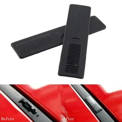 4pcs Black Roof Rack Cover Moulding Clips Car Replacement Roof Drip Moulding Trim Caps Accessories for Mazda 3 6 2 CX5 CX7 CX9