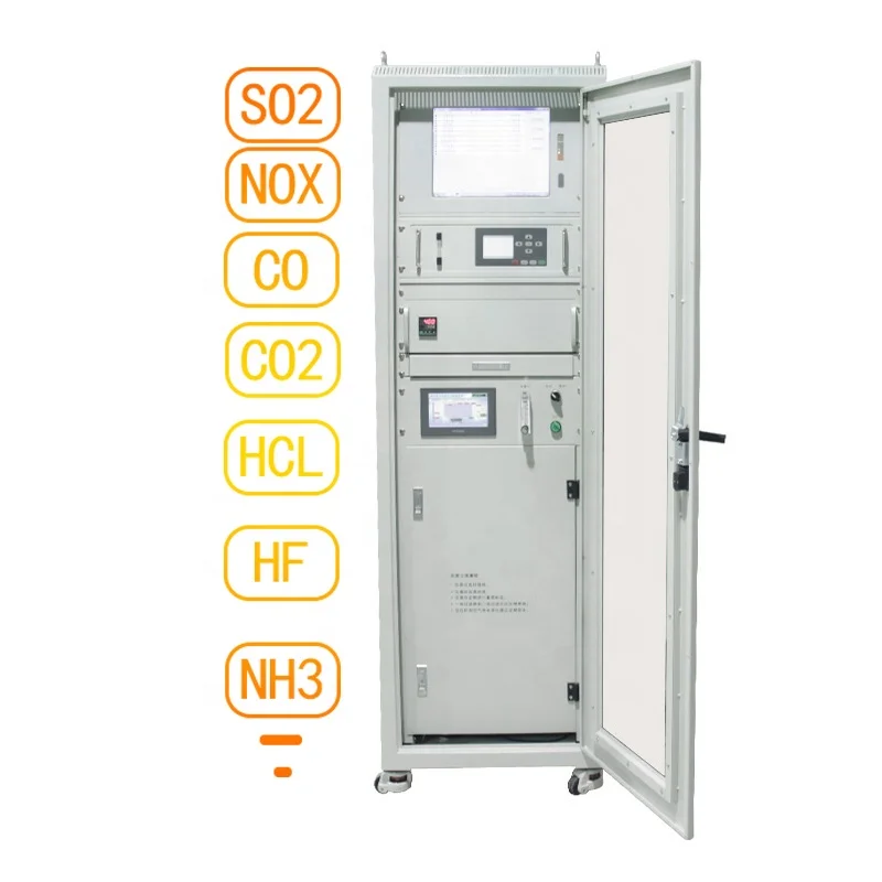 Industrial Cems System Fixed flue nox gas analyser fixed nox sox gas analyser flue gas analyser