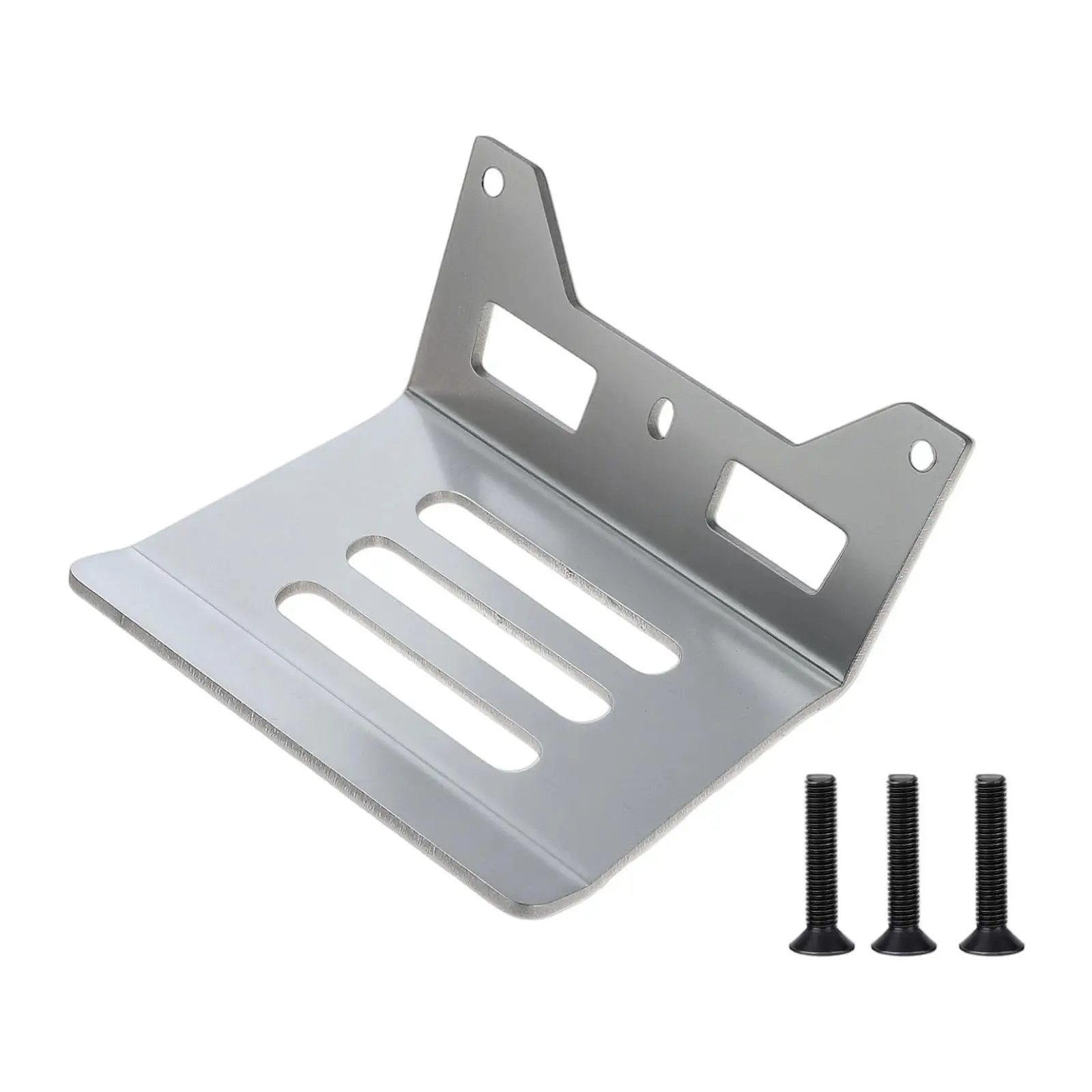 1/10 Stainless Steel RC Car Front Bumper, High Performance, Simple Installation for CW-01 Model RC Car Trucks