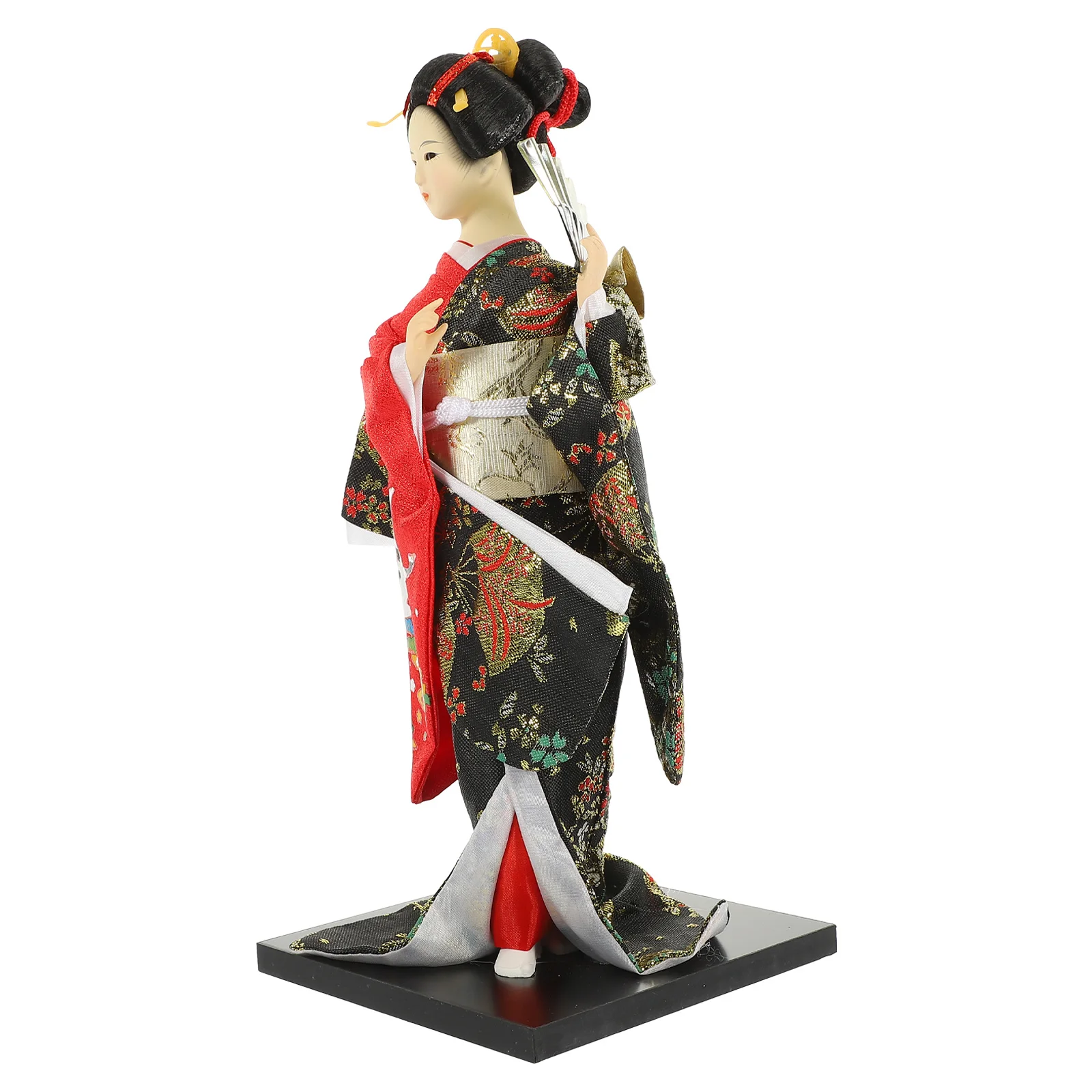 

Japanese Home Gift Decoration Kimono Geisha Humanoid Ornament Creative Decor Micro Landscape Figurine