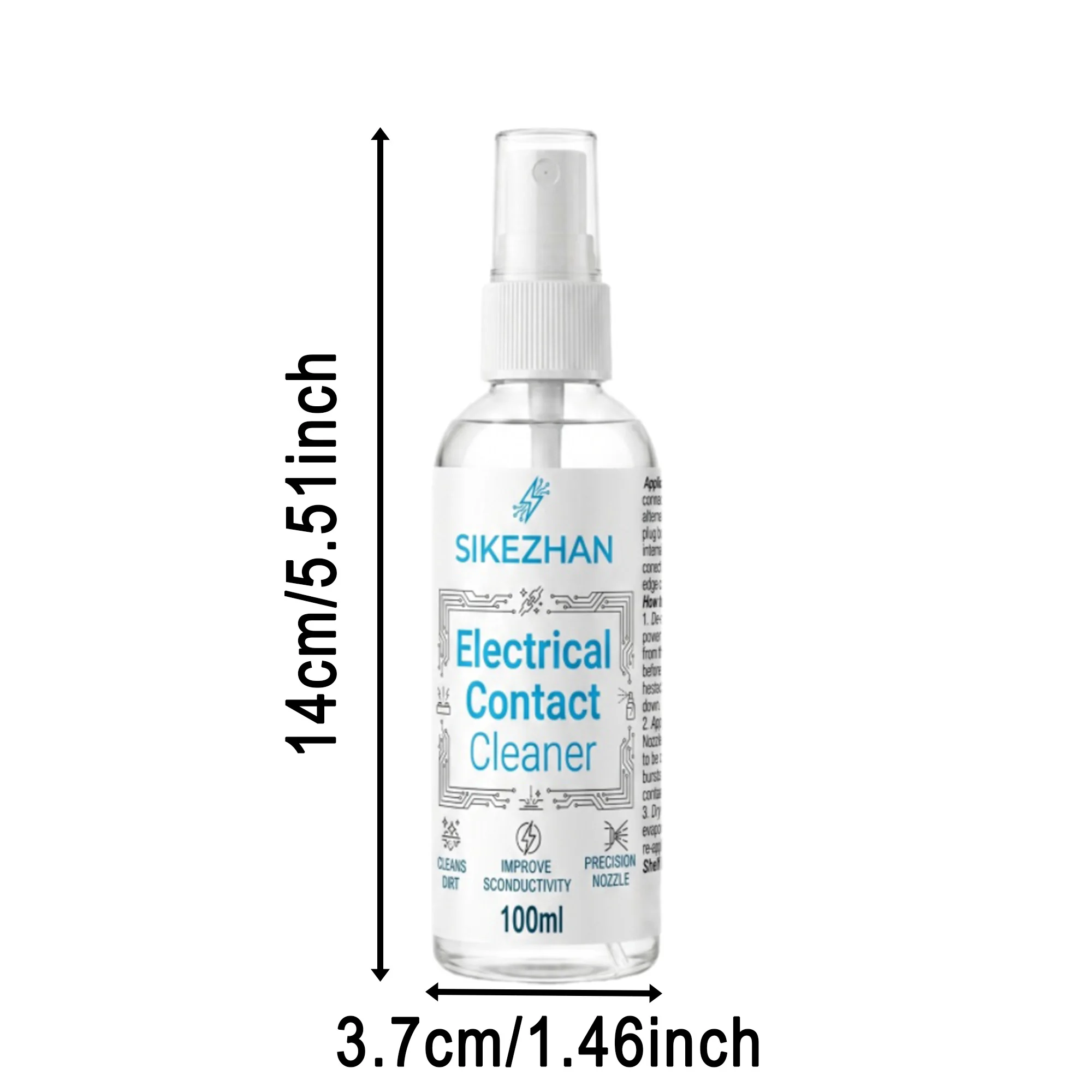 Fast Drying Electrical Contact Cleaner Spray for Electronics PCB Motherboard, Precision Maintenance Kit with Air Blower Brush - view 6