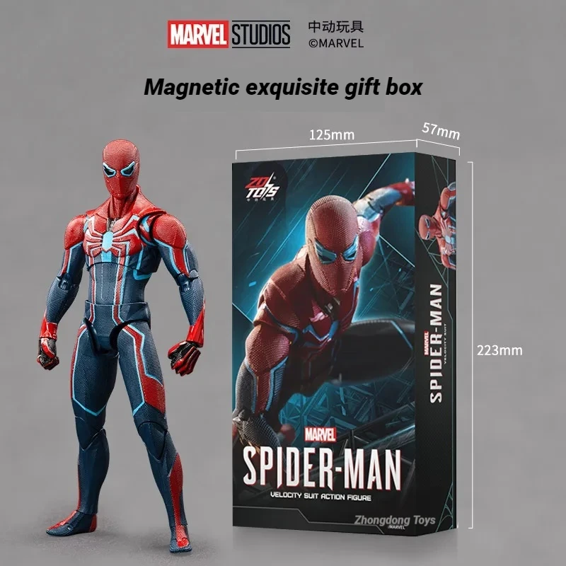 Zhongdong Toys Marvel Spider‑Man PS4 Game Version Full Articulated Action Figure Collectible Model For Desktop Display view 2
