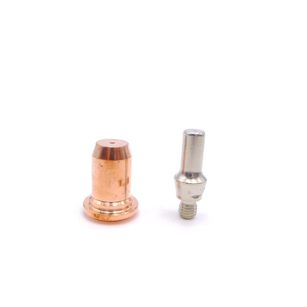 50 set IPT-60 PT60 PT40 IPT-40 Punte per elettrodi e ugelli (0,9 mm 1,0 mm 1,1 mm) Consumabili per torcia per taglio al plasma