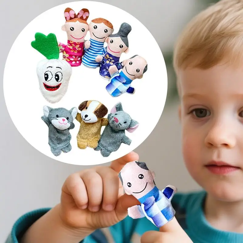 指人形 8 個 指人形 家畜 ストーリータイム 学習 インタラクティブ ストーリータイム 教育小道具 ロールプレイング用