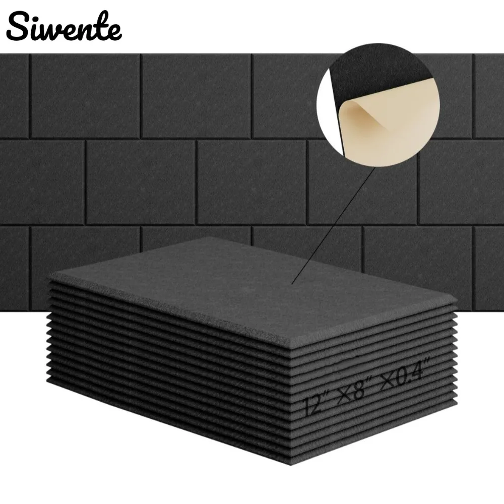 

Felt Wall Tiles Stickers Reduce Noise Eliminate Echoes Wallboard for Decor Studios Wall Panels for Bulletin Boards Photo Walls