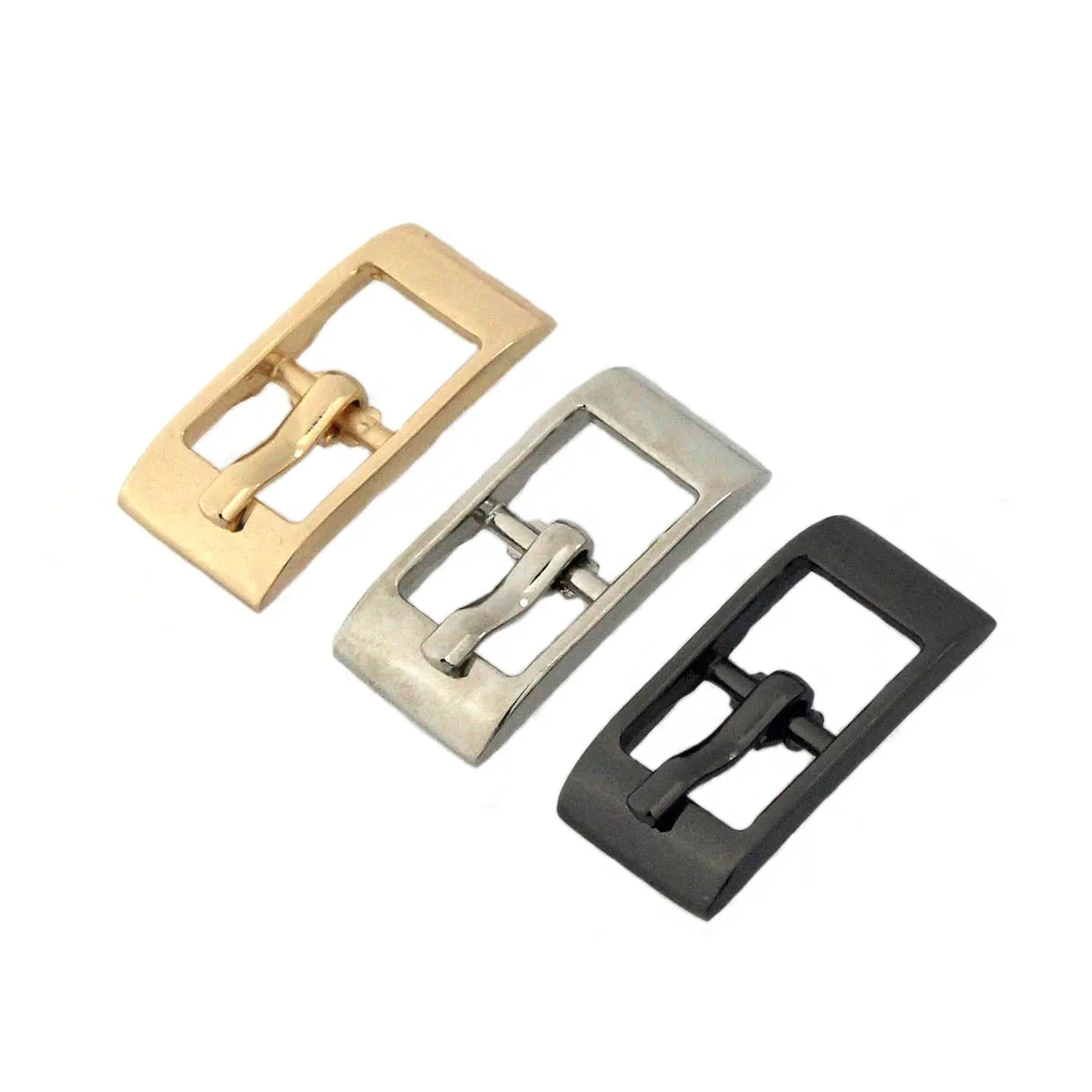 1pcs Metal Rectangle Adjustable Buckle Fashion Clasp for Leather Craft Bag Strap Belt Handle Shoulder Garments Shoes Accessories