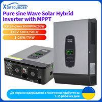 DATOU BOSS 6200w 220vac 48vdc Hybrid Inverter With MPPT 3000W 6200W LCD Display Universal Type 50/60Hz Hybrid Inverter