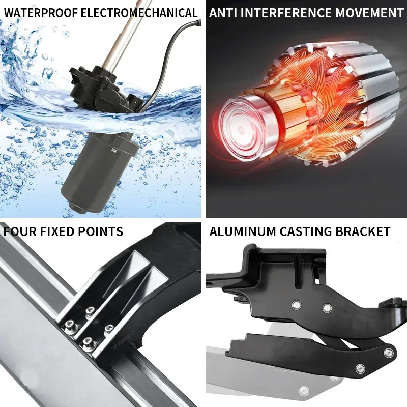 Electric Side Steps Automatic Aluminium Alloy Electric Running Board For  Honda CRV  2012-2016 2017-2022