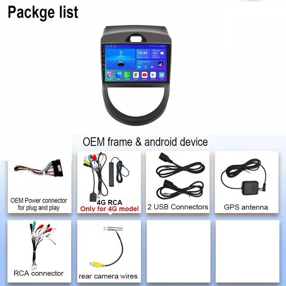 لكيا سول 1 AM 2008 2009 2010 2011 Carplay السيارات راديو السيارة مشغل وسائط متعددة راديو تلقائي لتحديد المواقع والملاحة رئيس وحدة أندرويد 14 #6