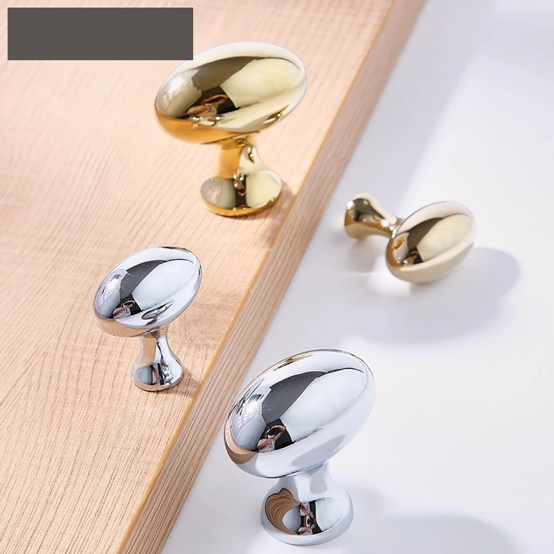 Waterdrop Shaped Wardrobe Door Handle Modern Luxurious Minimalist Pigeon Egg Drawer Cabinet Wine Cabinet Handle