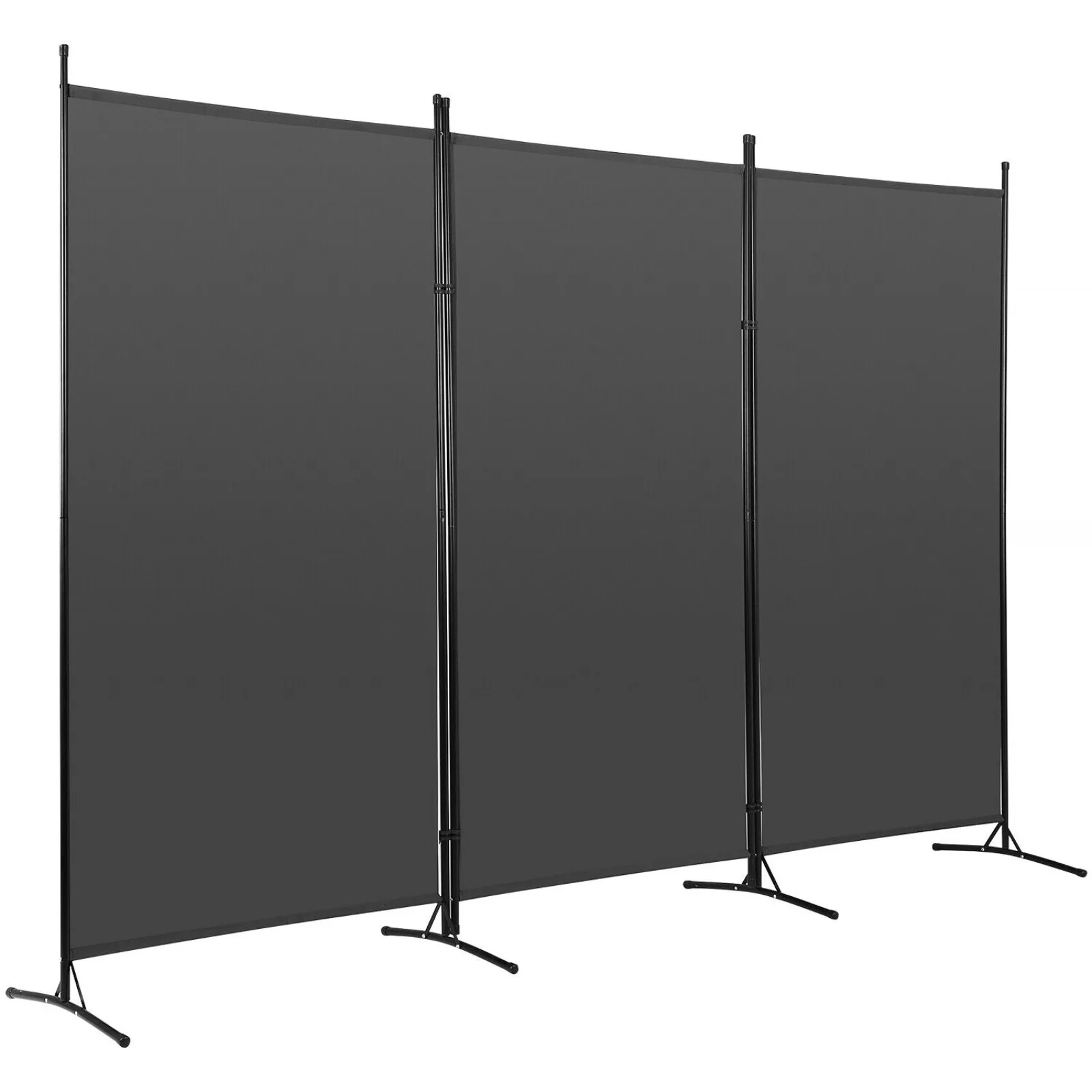 US 3-Panel Folding Privacy Screen, 6 Ft Portable Room Divider for Separating Spaces