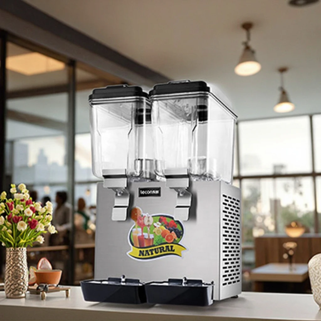 

Dual Tank Electric Juice Dispenser Hot and Cold Beverages for Beverages and Drinks