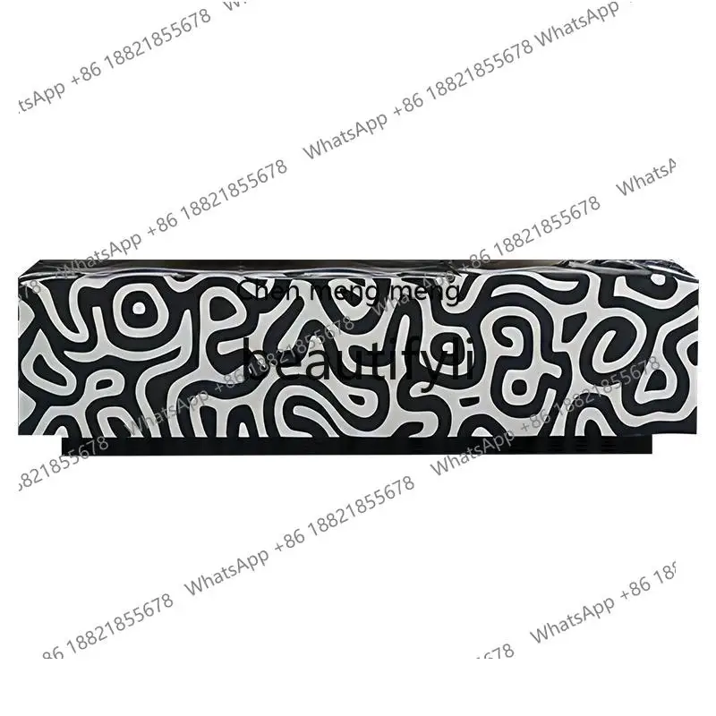 

TV cabinet, modern aesthetic decorative cabinet, living room, floor cabinet H