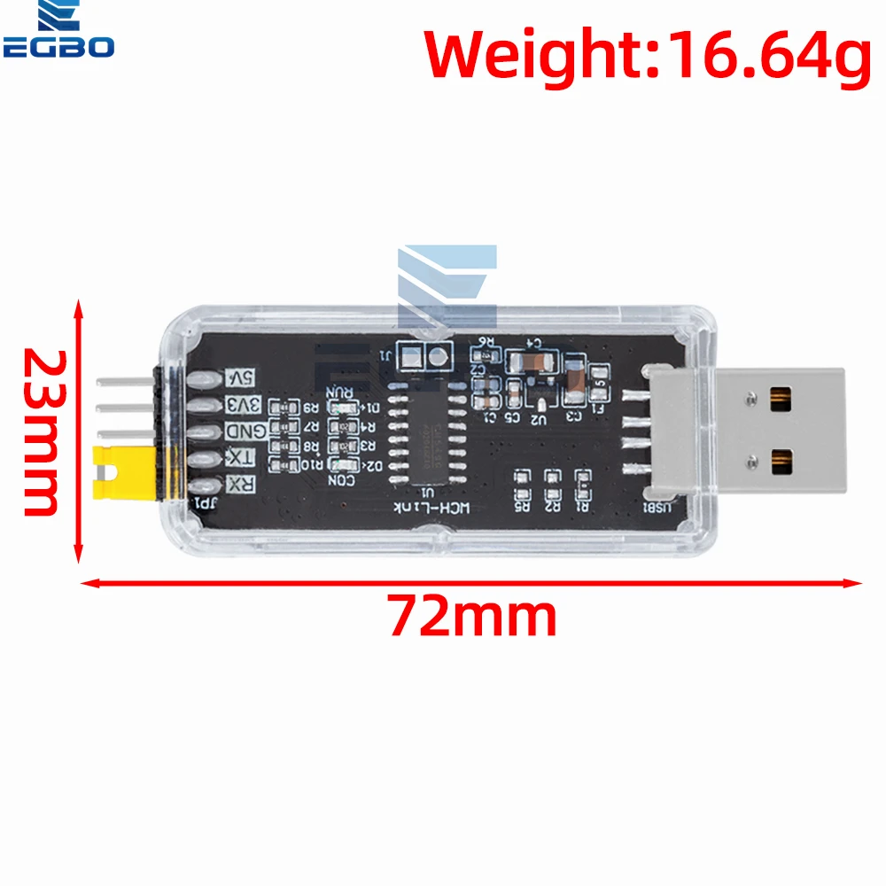 3.3V 5V WCH-Link 에뮬레이터 CMSIS-DAP 다운로드 유형-C 디버그 RISC-V 온라인 SWDTTL ARM 칩 프로그래밍 유형-c