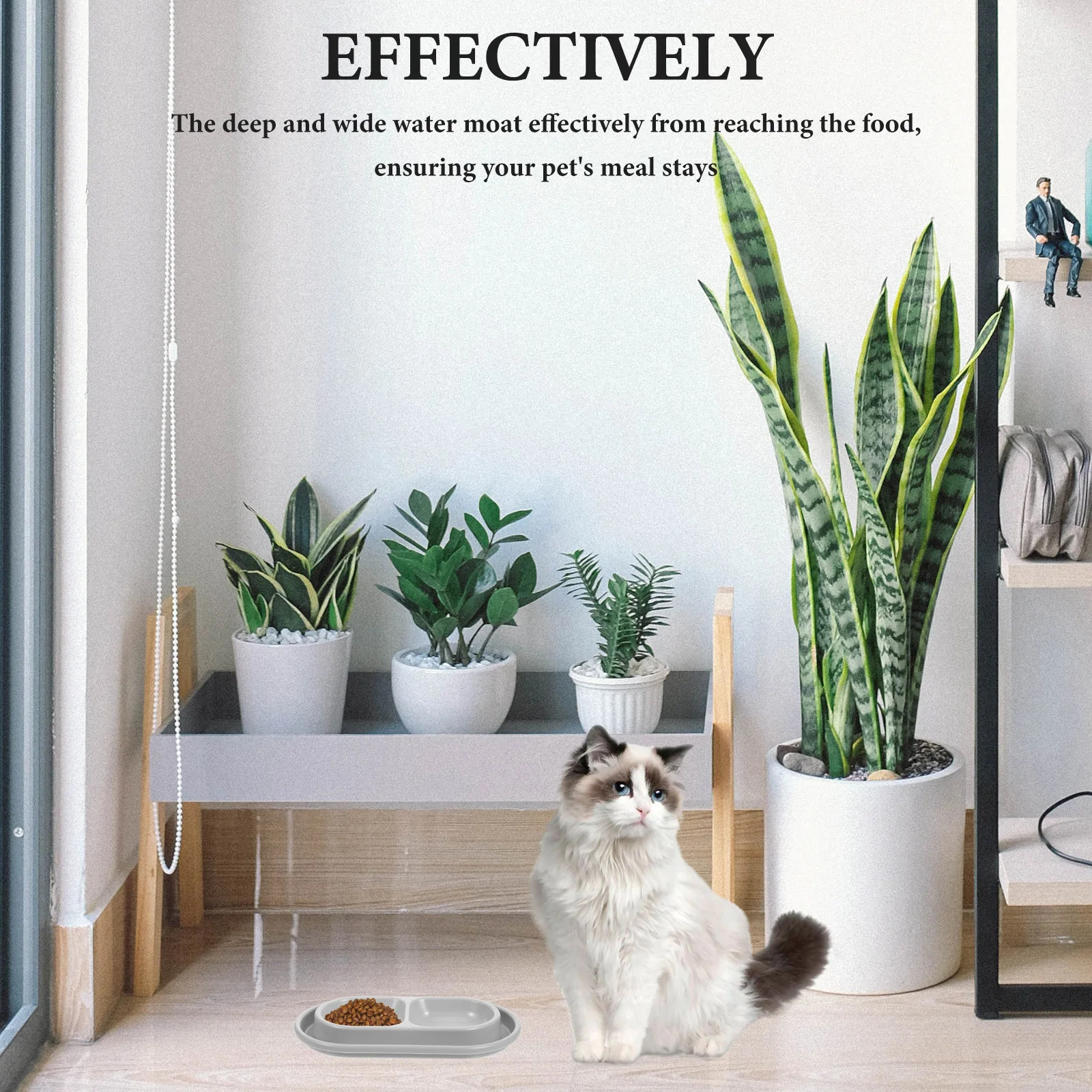 

Anti Ant Cat Bowl Pet Dishes Food Water Feeder Bowls Pp Dispenser Outdoor Cat Dog Bowls Ant Proof Food Dog Water No