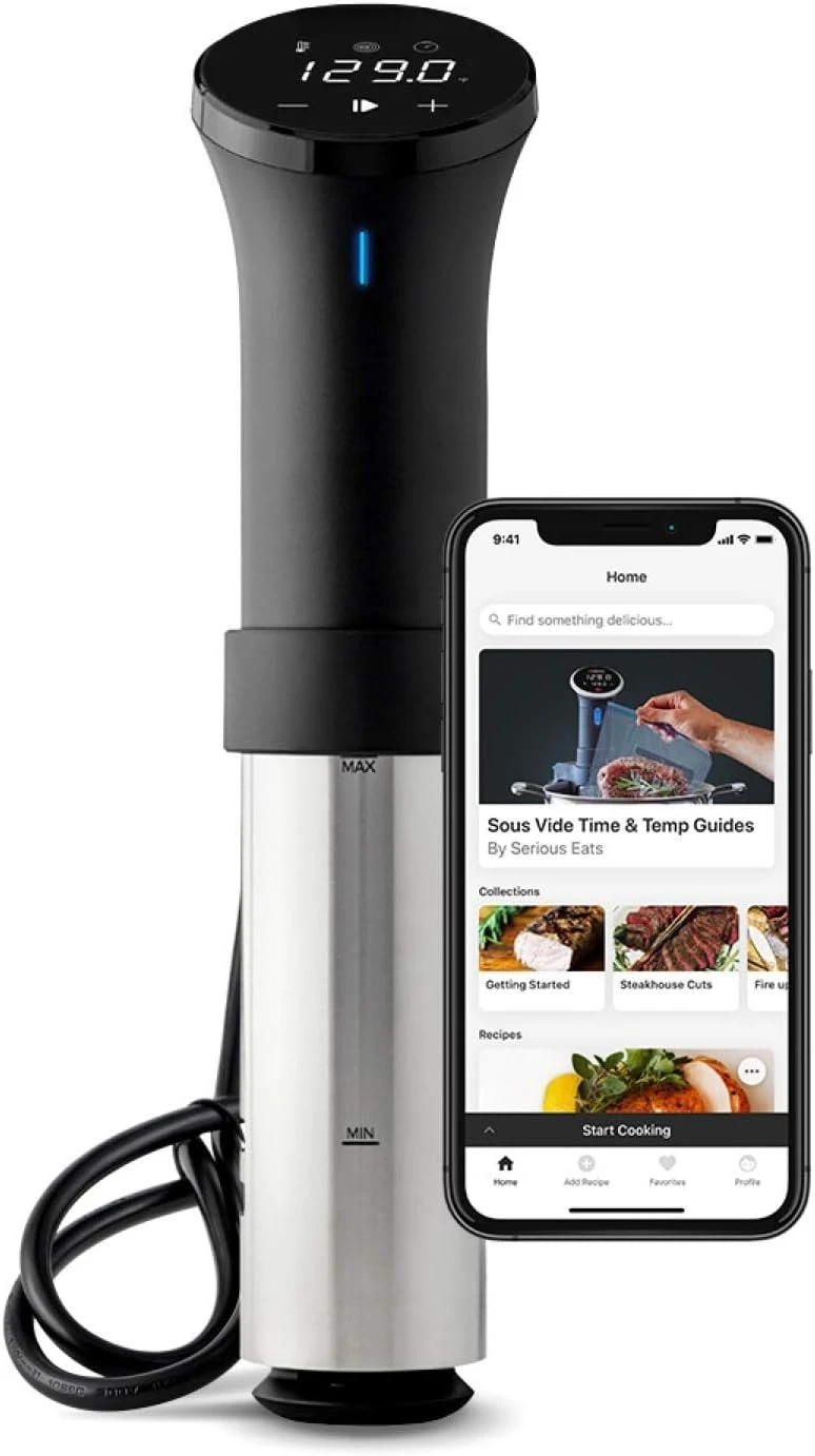 1000W Sous Vide Precision Cooker 2.0 with WiFi, Smart Immersion Circulator for Home Kitchen Sous Vide Cooking