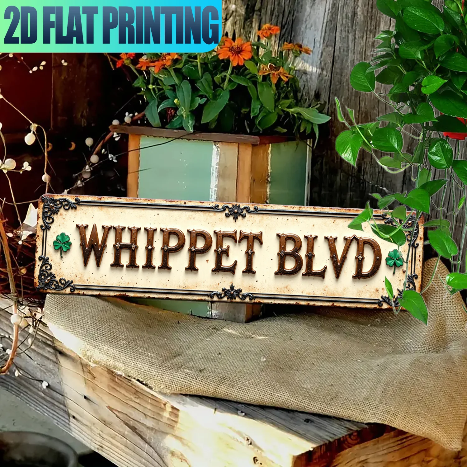 2D Flat, 1Pc Vintag…