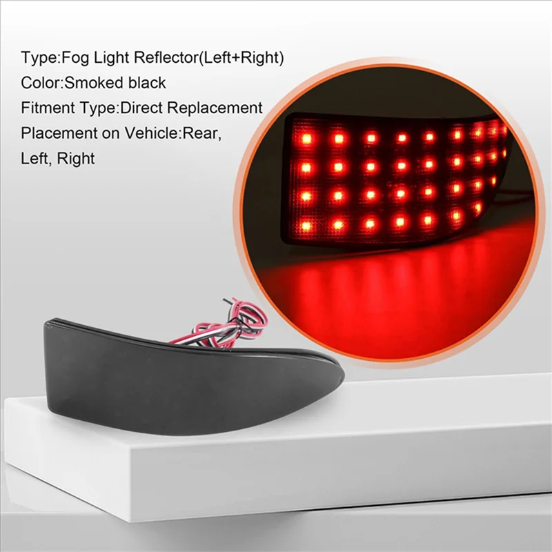 

Отражатель заднего бампера, красный светодиодный задний стоп-сигнал для Lexus Is 250 350 XE20 2006-2013 Is 250 220D 05-14-T61C