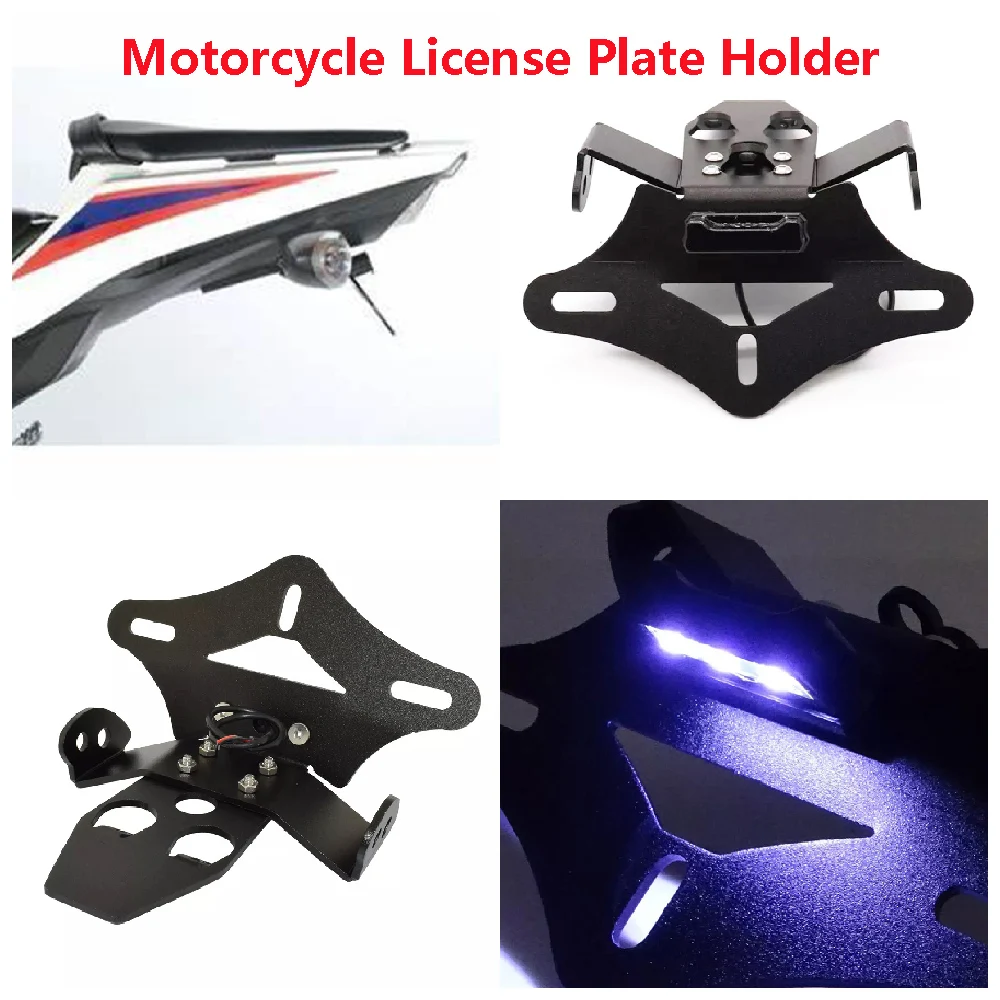 

For Honda CBR1000RR ABS CBR 1000RR FIREBLADE SP 2008-2016 Motorcycle License Plate Holder Tail Eliminator Registration Bracket