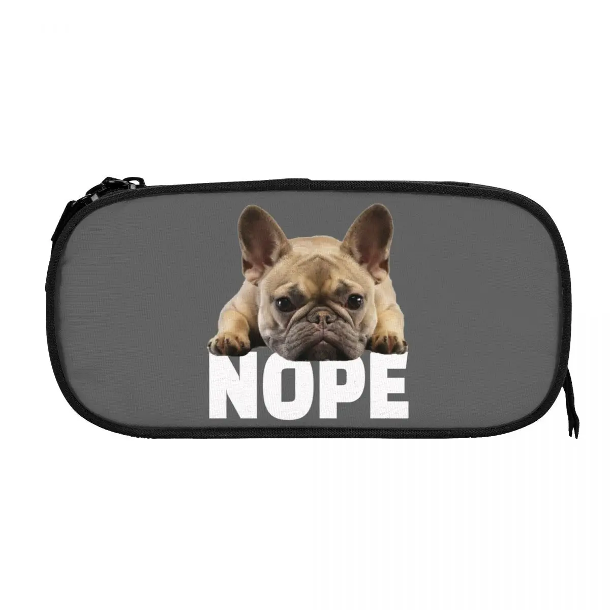 フレンチブルドッグ鉛筆ケース学生学校ペンボックス鉛筆バッグ大容量鉛筆ポーチペンホルダー