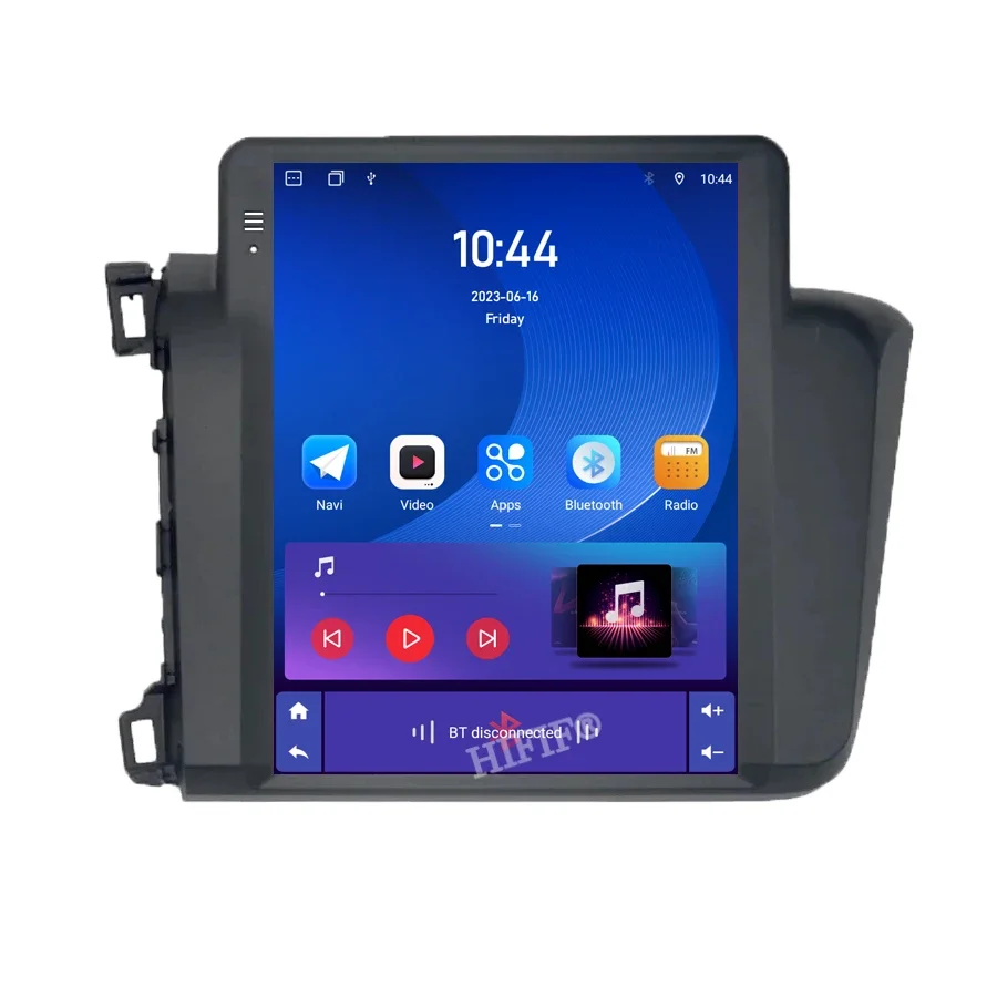 Multimedia Player for Honda Civic 2012-2015 with Tesla Style Vertical Screen, GPS and Android System